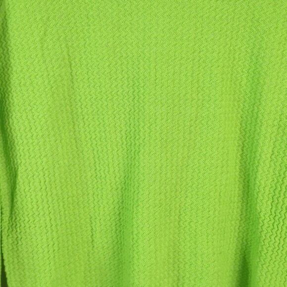 Patagonia Mens Capilene Air Hoodie Base Layer Neon Green Knit Merino Wool Large - Picture 2 of 10